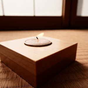 Stillness candle cube